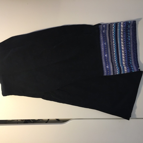 mossimo foldover bootcut yoga pants